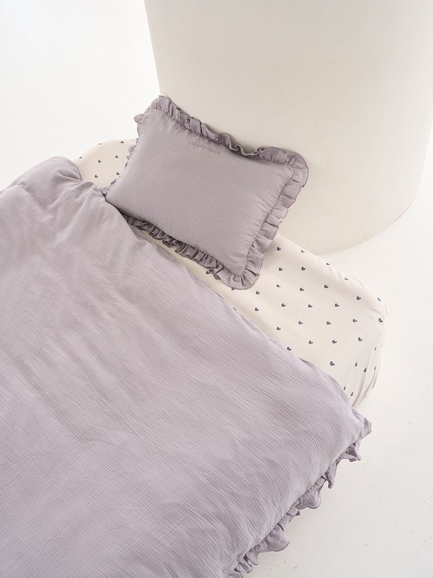 gelato pique Sleep「【Sleep】ダブルガーゼフリル２点セット（セミダブル）」|その他|GRY