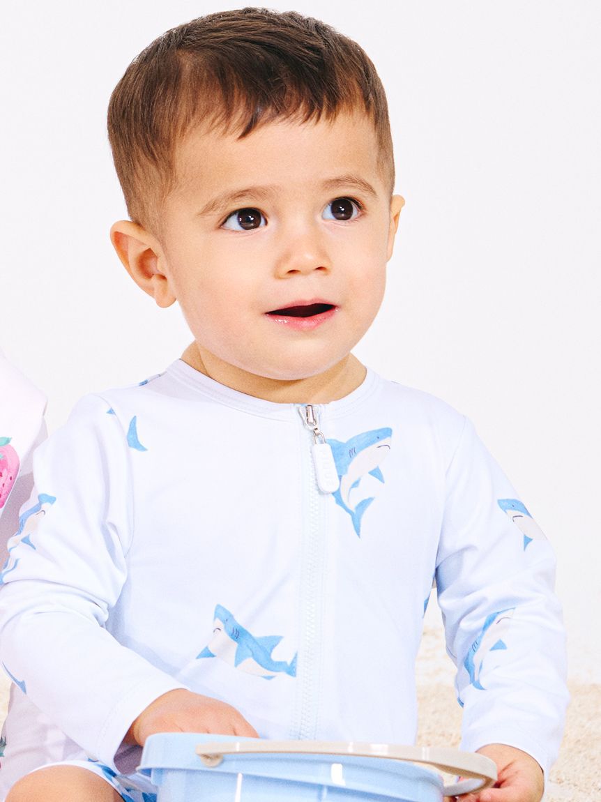 GELATO PIQUE KIDS & BABY「【BABY】【UVカット】スイムウェア」|ロンパース|BLU
