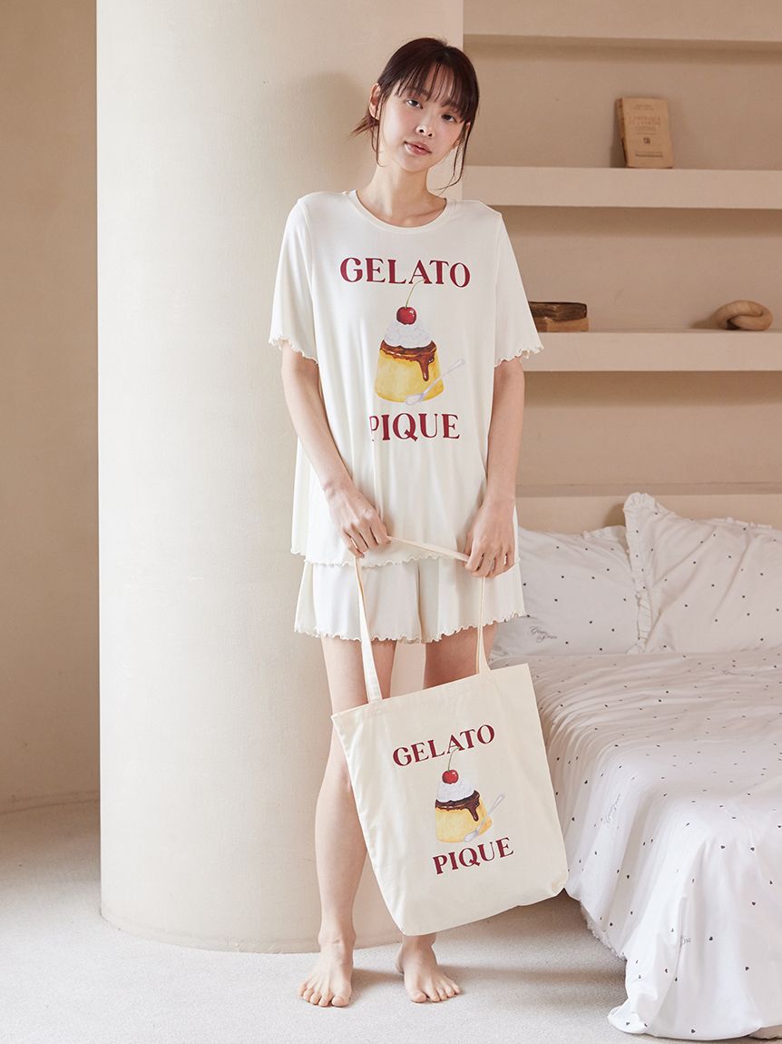 gelato pique「【ONLINE限定】プリンワンポイントトート」|トートバッグ|