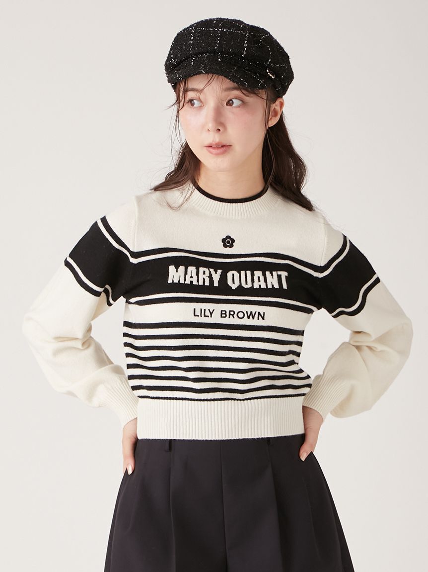 LILY BROWN「【WEB限定カラー】【LILY BROWN&times;MARY QUANT】バリエジャガードニット」|ニット・セーター|