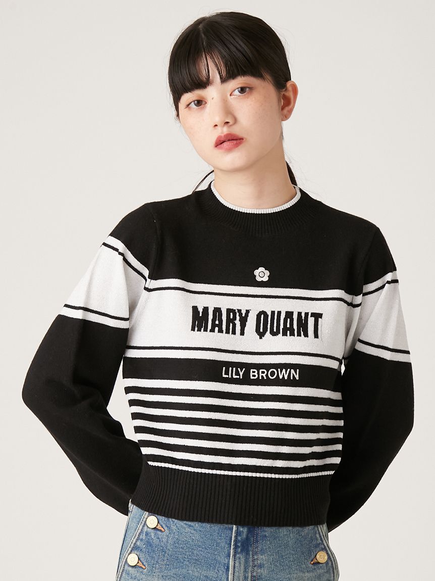 LILY BROWN「【WEB限定カラー】【LILY BROWN&times;MARY QUANT】バリエジャガードニット」|ニット・セーター|