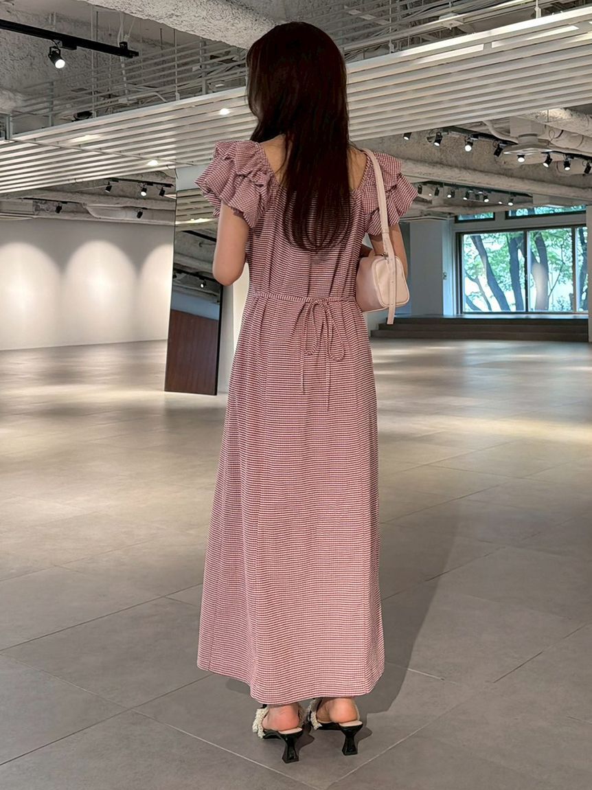 LILY BROWN「【新色追加】2wayダブルスリーブカットワンピース」|ワンピース|