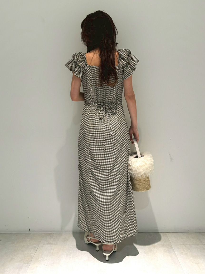 LILY BROWN「【新色追加】2wayダブルスリーブカットワンピース」|ワンピース|