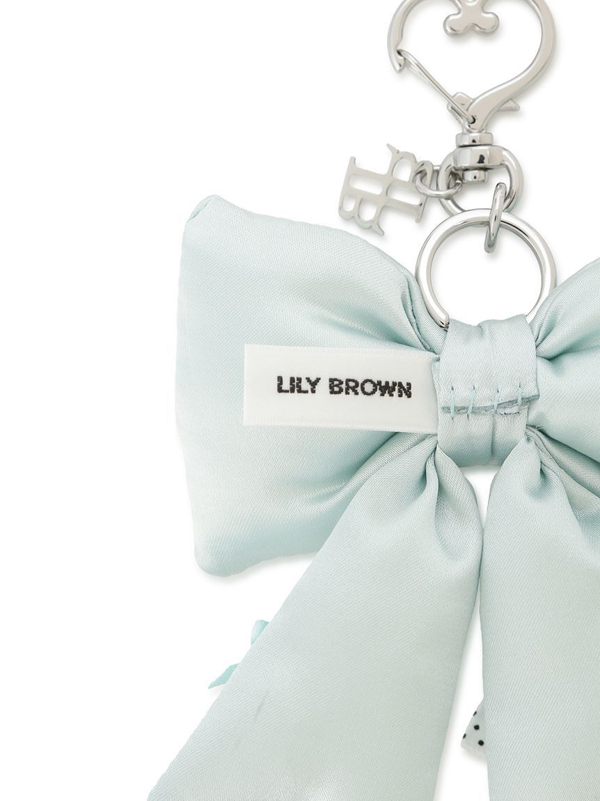 LILY BROWN「リボンパフィーチャーム」|キーケース|