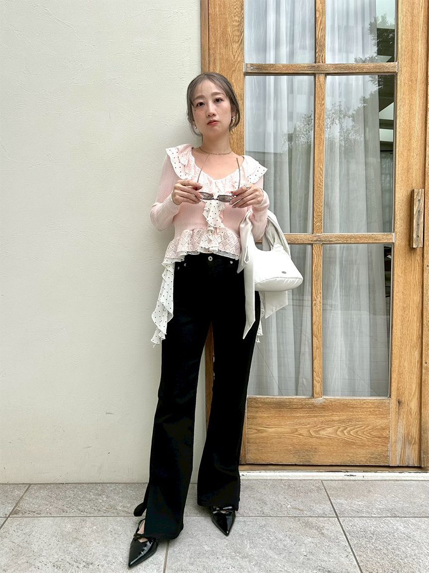 LILY BROWN「スリムストレートデニムパンツ」|デニム|