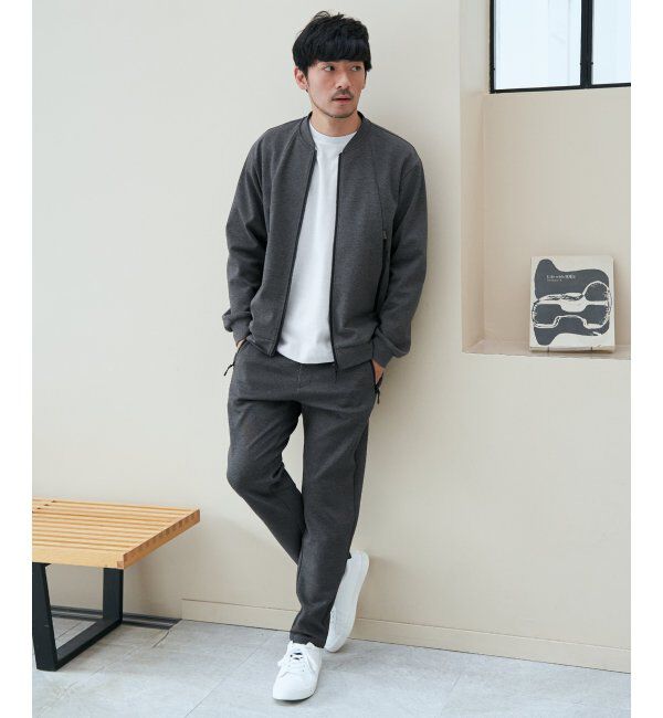ikka「テックストレッチジップポケットカーディガン」|カーディガン|