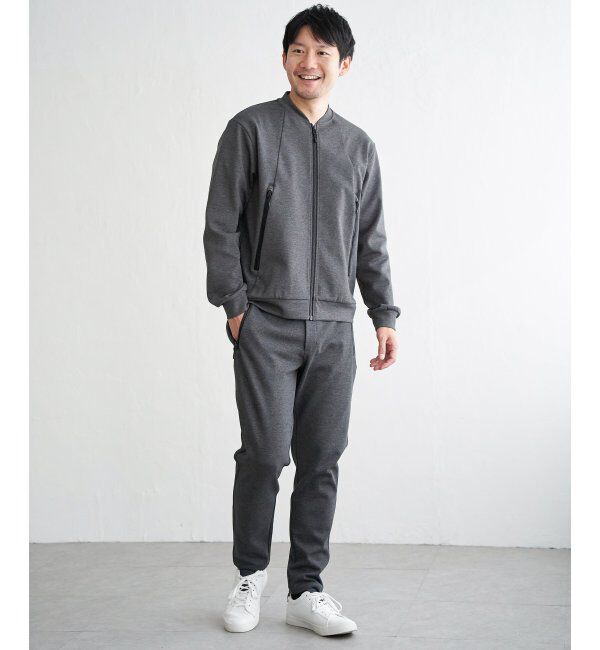 ikka「テックストレッチジップポケットカーディガン」|カーディガン|