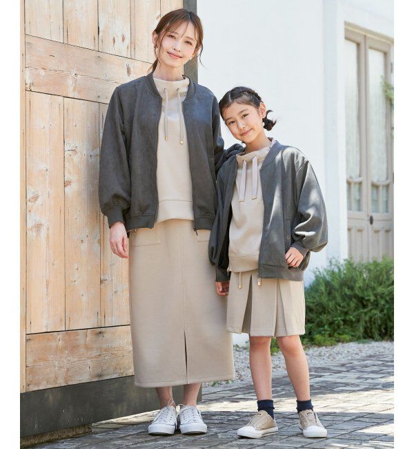 ikka kids「GOKU楽鹿の子ダンボールキュロット（120~160cm）」|スカート|