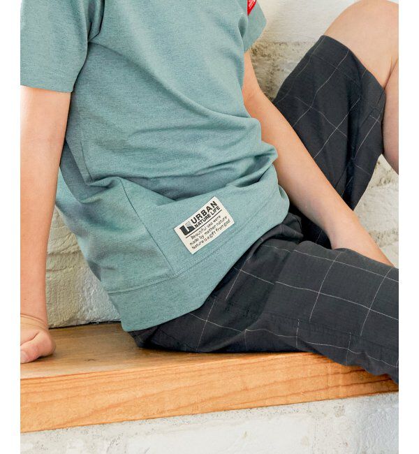 ikka kids「URBAN NATURE LIFE アーバンネイチャーライフ ドライCOOLバックプリントTシャツ（120~160cm）」|Tシャツ・カットソー|