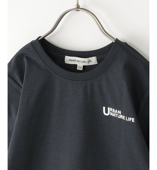 ikka kids「URBAN NATURE LIFE アーバンネイチャーライフ ドライCOOLバックプリントTシャツ（120~160cm）」|Tシャツ・カットソー|
