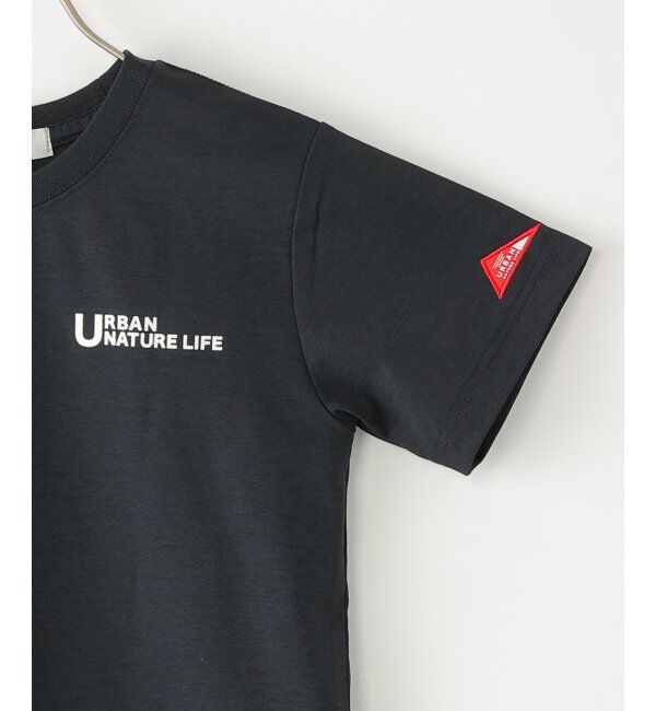 ikka kids「URBAN NATURE LIFE アーバンネイチャーライフ ドライCOOLバックプリントTシャツ（120~160cm）」|Tシャツ・カットソー|