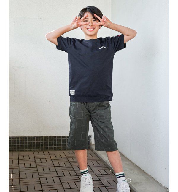 ikka kids「URBAN NATURE LIFE アーバンネイチャーライフ ドライCOOLバックプリントTシャツ（120~160cm）」|Tシャツ・カットソー|