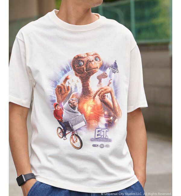 VENCE share style「『 E.T. 』デザイン ムービーTシャツ」|Tシャツ・カットソー|ホワイト