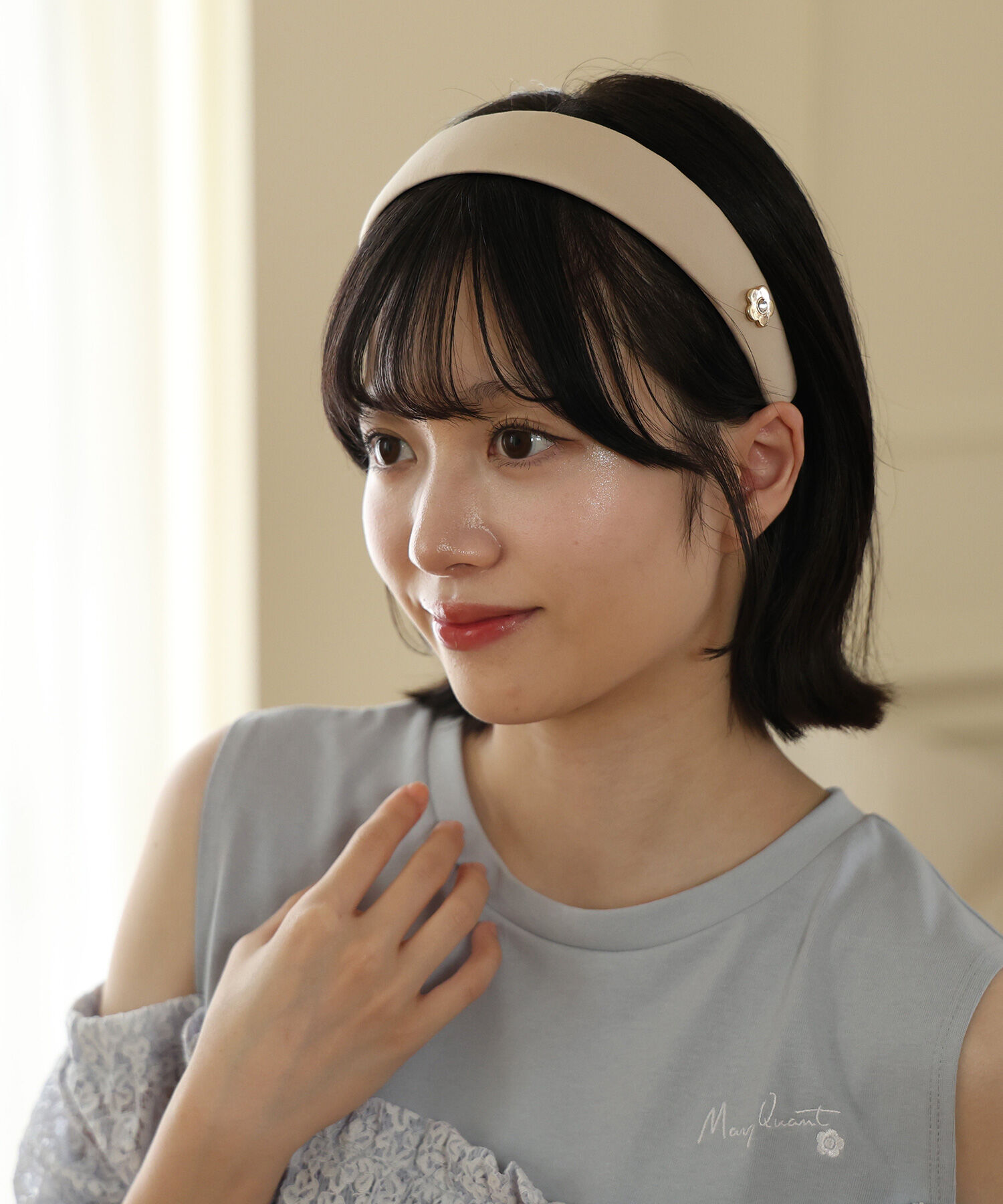 MARY QUANT「ベーシックサテン カチューシャ」|カチューシャ|