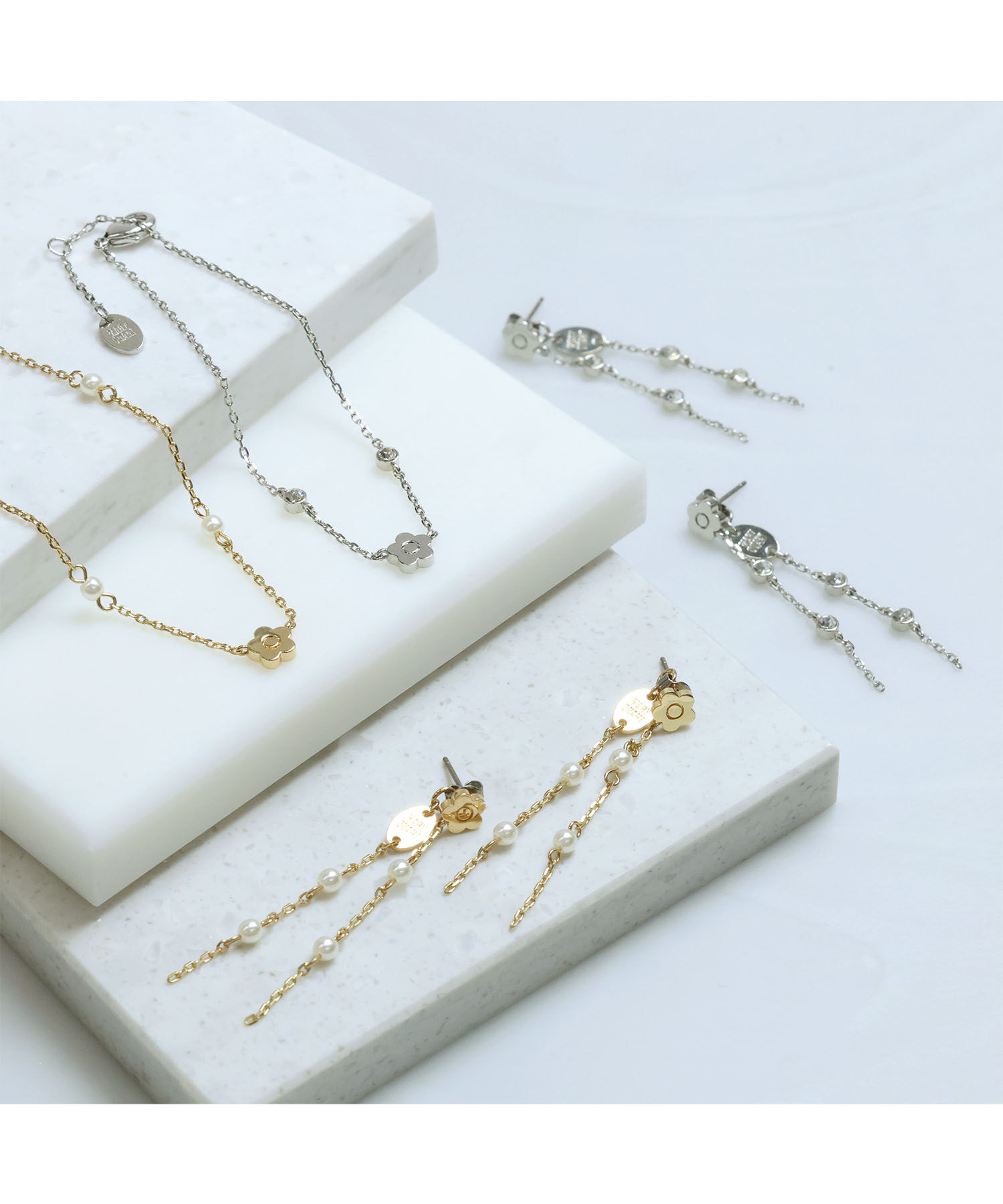MARY QUANT「ステーションパール ネックレス」|ネックレス|