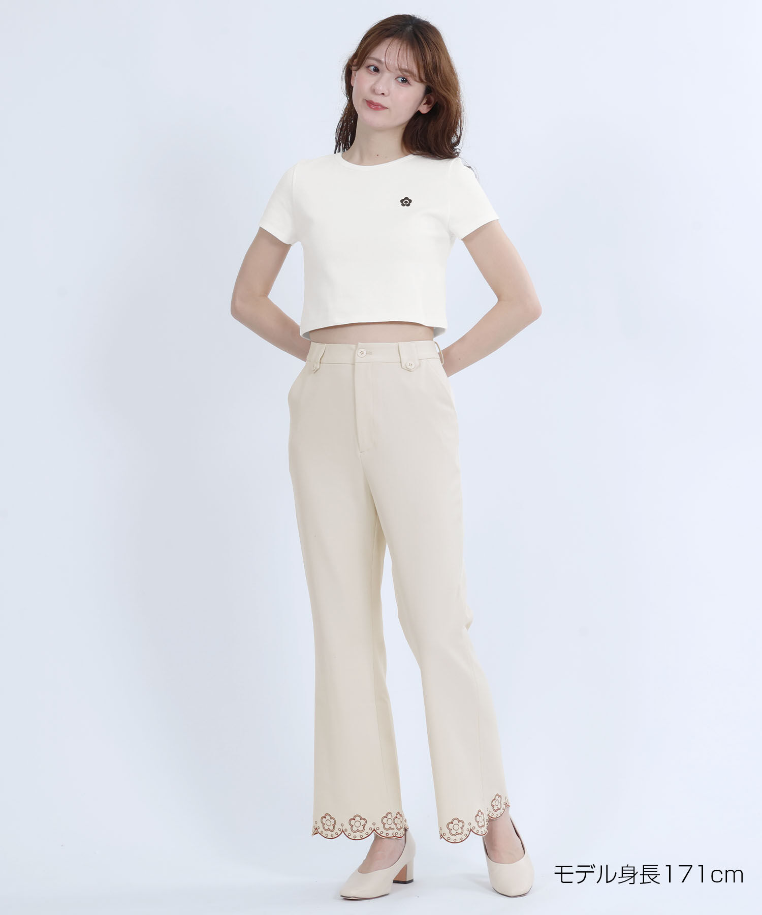 MARY QUANT「リブコンパクト Tシャツ」|Tシャツ・カットソー|