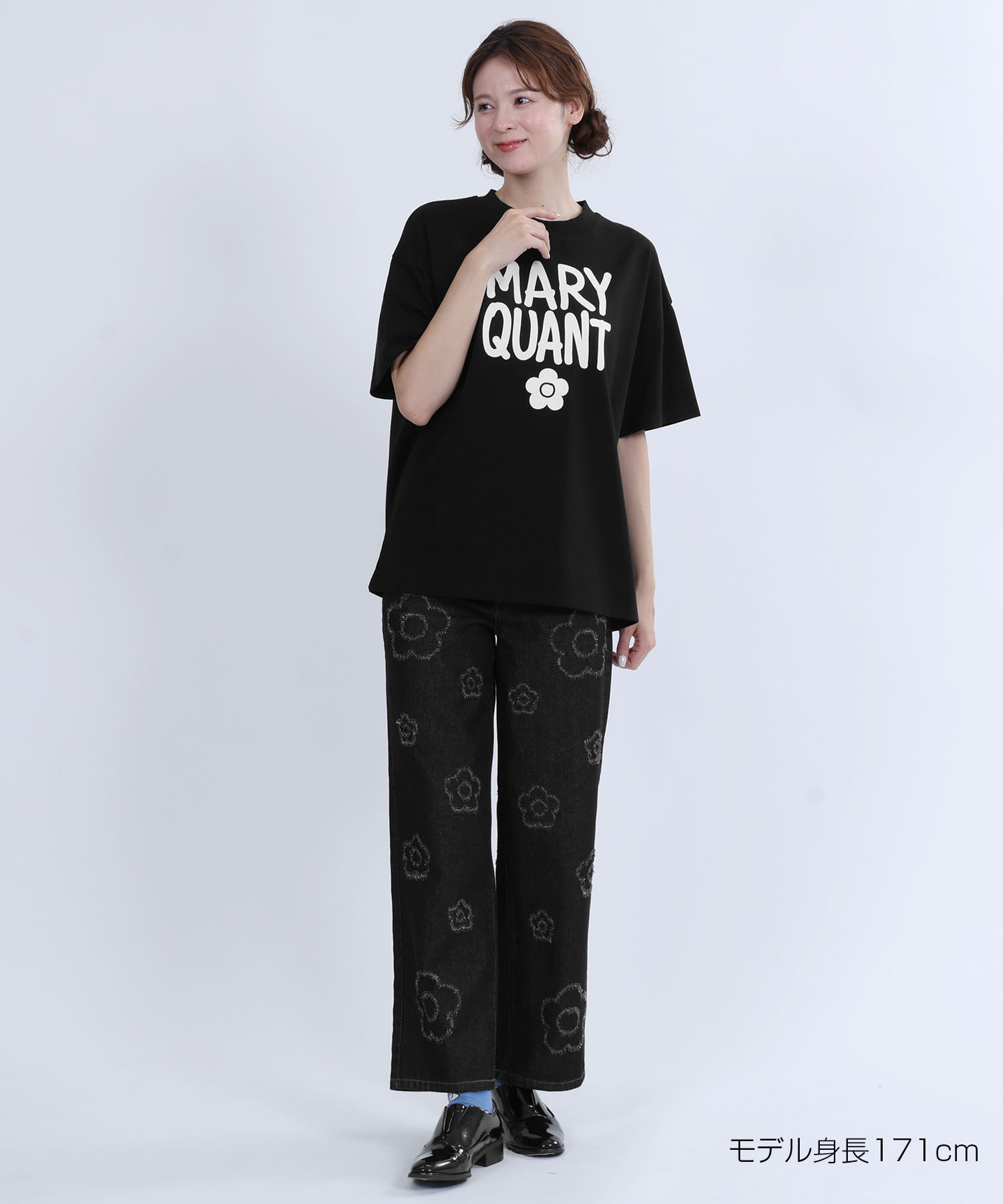 MARY QUANT「ペイントロゴ Tシャツ」|Tシャツ・カットソー|
