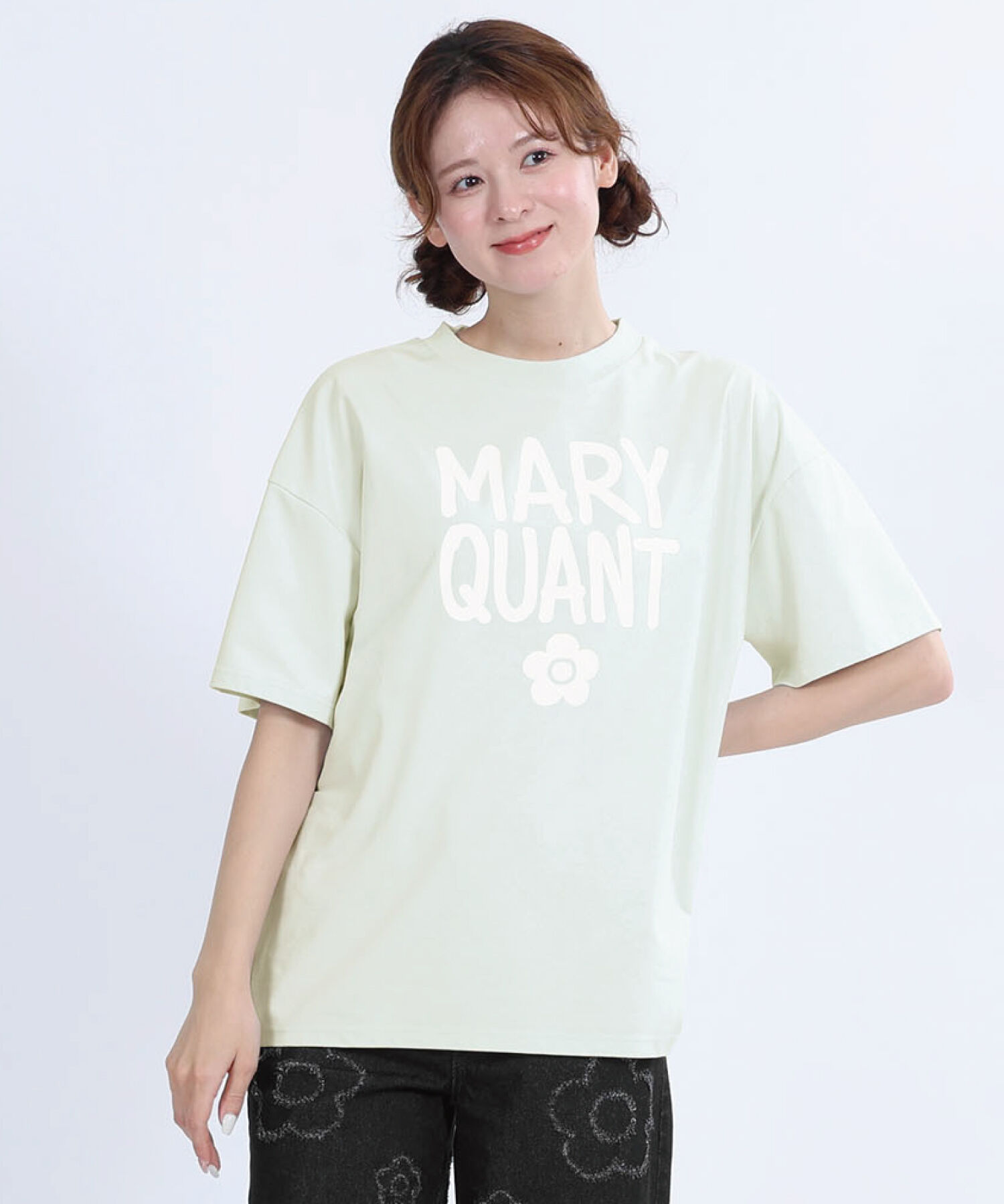 MARY QUANT「ペイントロゴ Tシャツ」|Tシャツ・カットソー|ミント