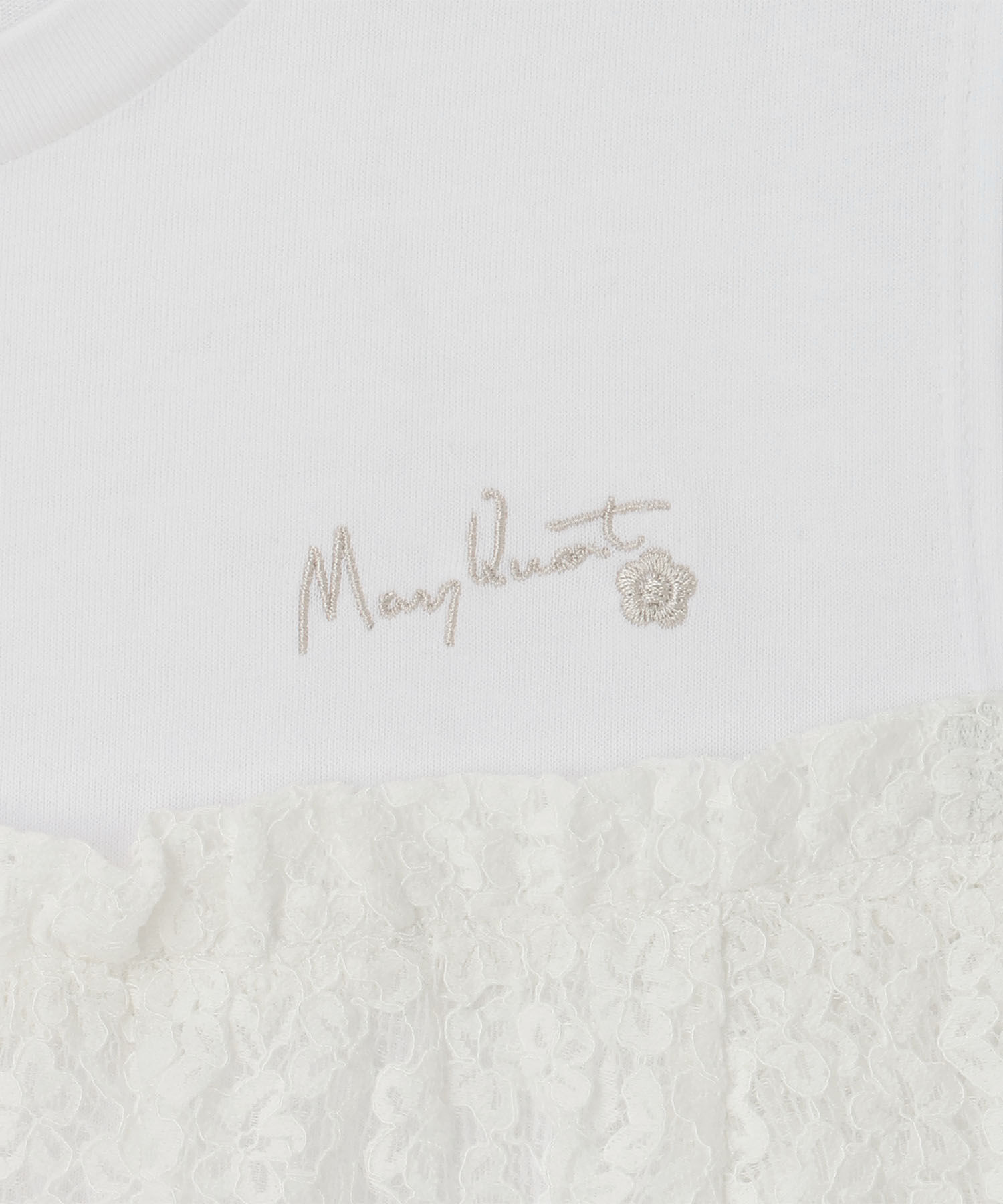 MARY QUANT「レースドッキング プルオーバー」|オフショルダー|