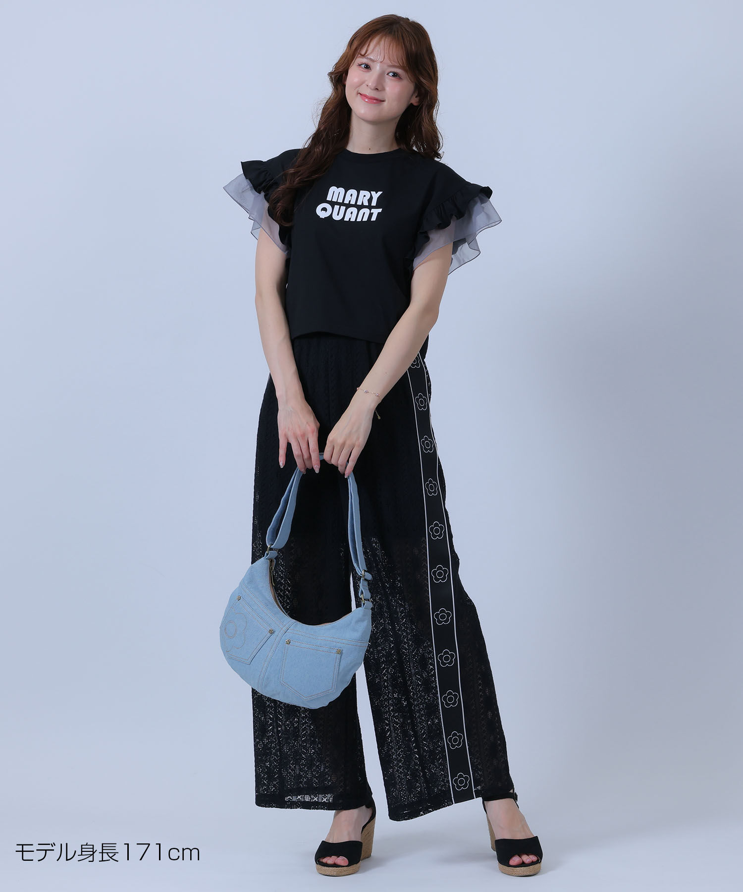 MARY QUANT「フリル袖 プルオーバー」|Tシャツ・カットソー|