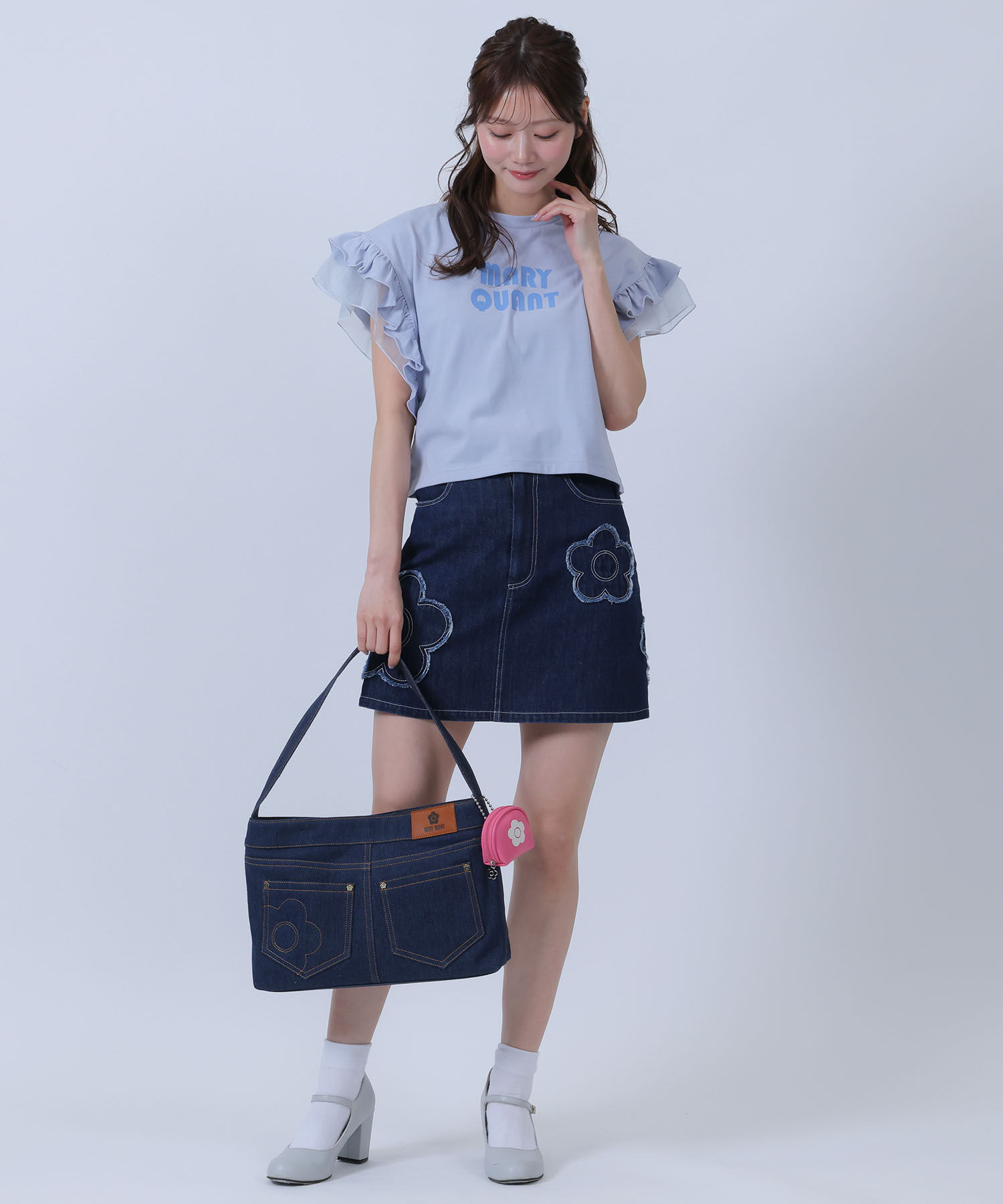 MARY QUANT「ジーンズポケットデザイン トート」|トートバッグ|