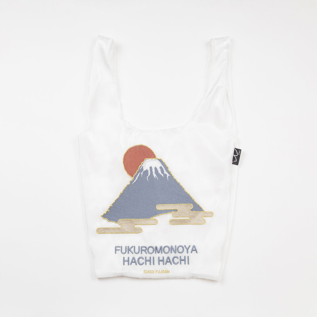  「八八 エコオーガンジーバッグ」|エコバッグ|富士山