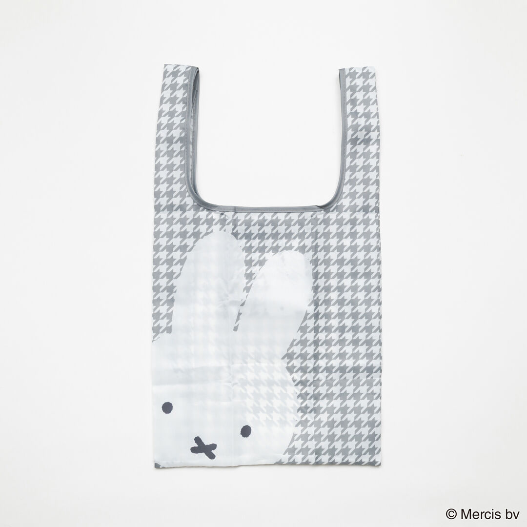 「MIFFY Chidori＆Monotone ショッピングバッグS」|エコバッグ|千鳥格子
