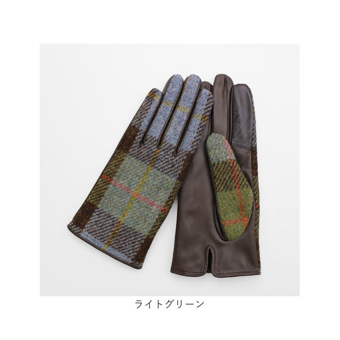 BACKYARD FAMILY「ハリスツイード 手袋 レディース 通販 Harris Tweed グローブ 手ぶくろ」|手袋|