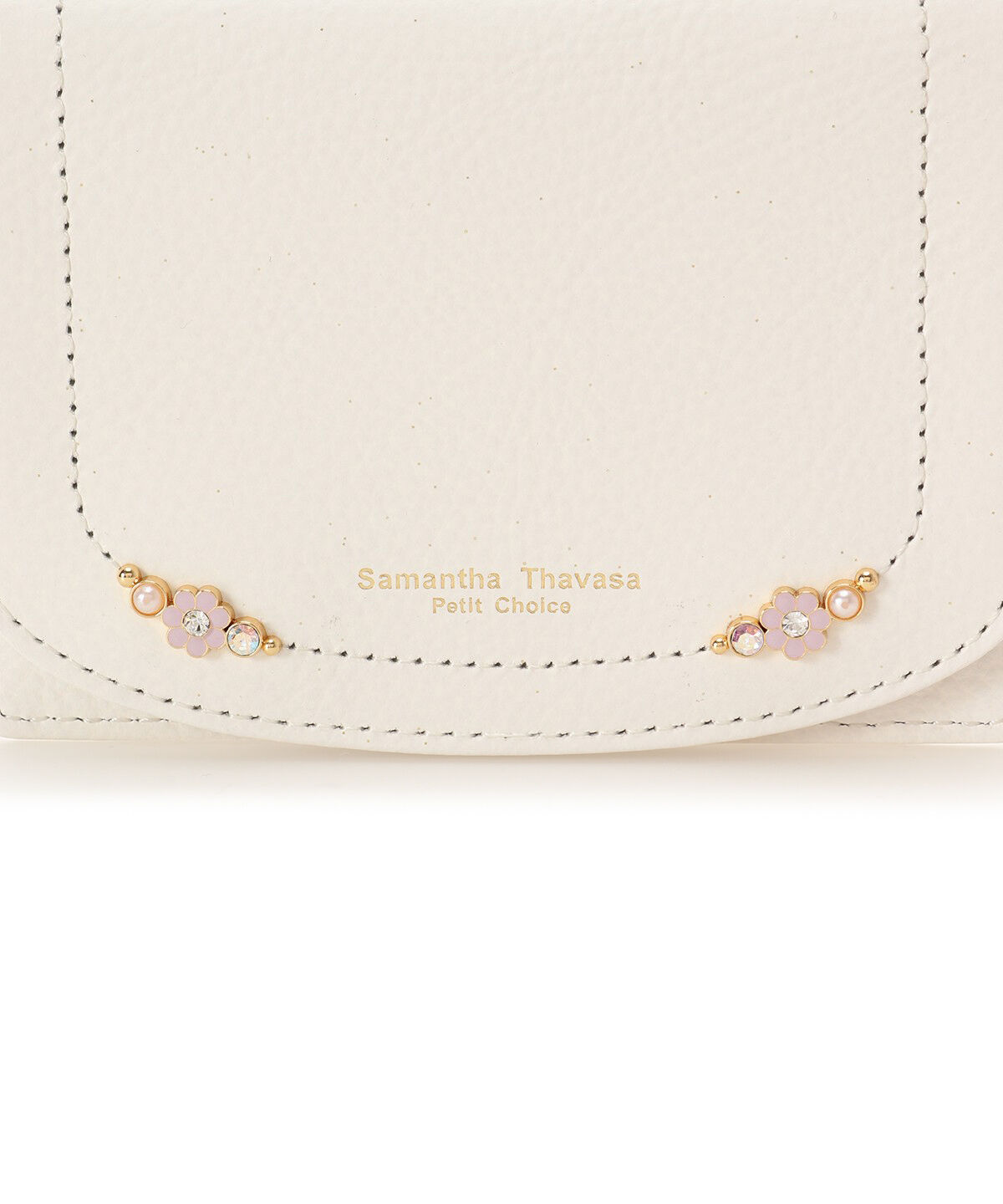 Samantha Thavasa Petit Choice「フラワーパール パスケース」|定期入れ|
