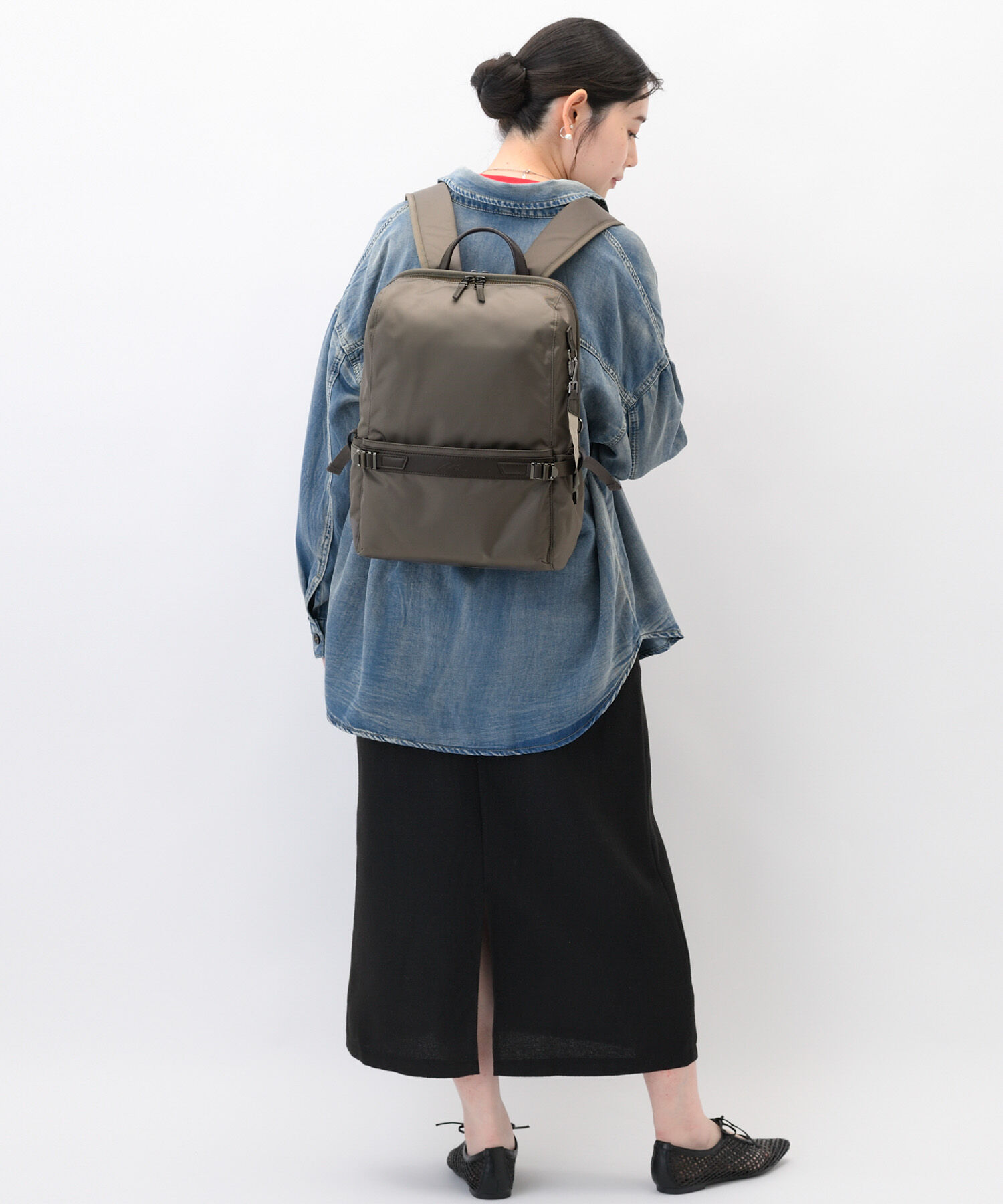 W&.Day/Night「リュックサック ビジネス W&.Day/Night リッカ2 スクエアリュック A4サイズ 14.0インチPC収納 19152」|リュック|