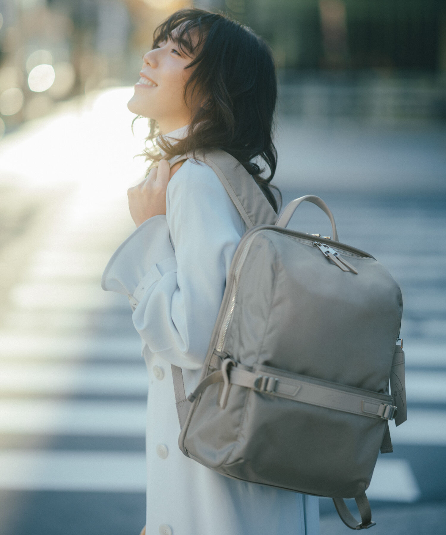 W&.Day/Night「リュックサック ビジネス W&.Day/Night リッカ2 スクエアリュック A4サイズ 14.0インチPC収納 19152」|リュック|