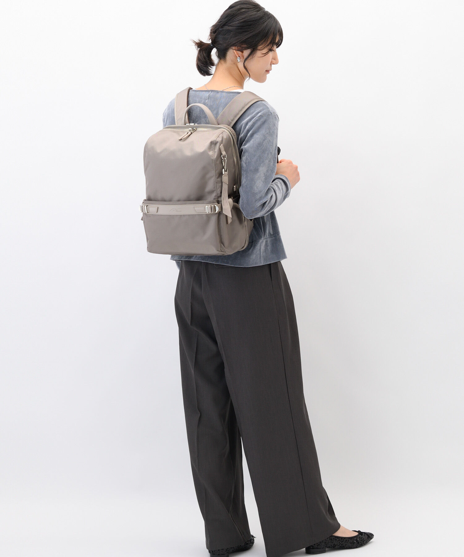 W&.Day/Night「リュックサック ビジネス W&.Day/Night リッカ2 スクエアリュック A4サイズ 14.0インチPC収納 19152」|リュック|
