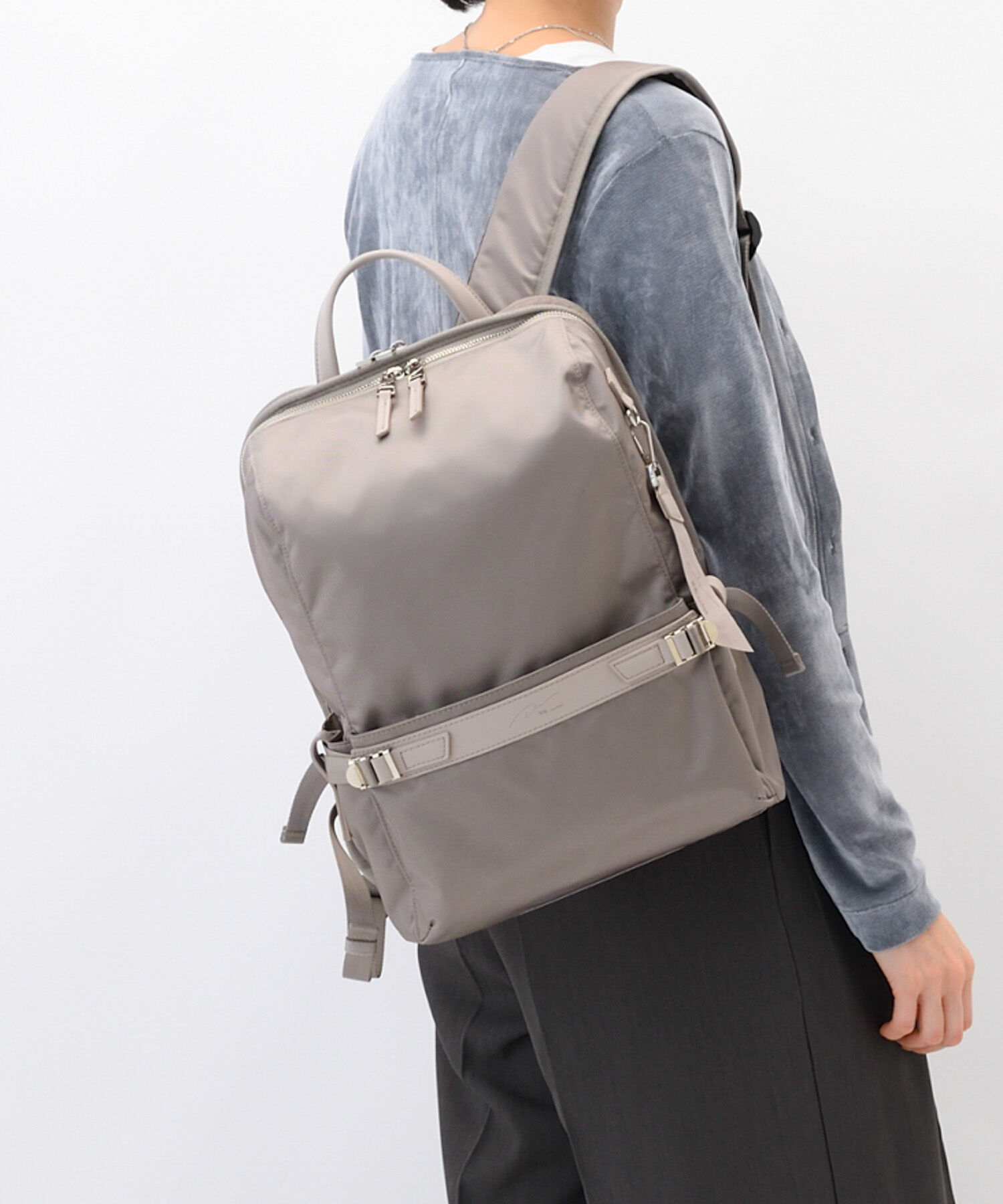 W&.Day/Night「リュックサック ビジネス W&.Day/Night リッカ2 スクエアリュック A4サイズ 14.0インチPC収納 19152」|リュック|