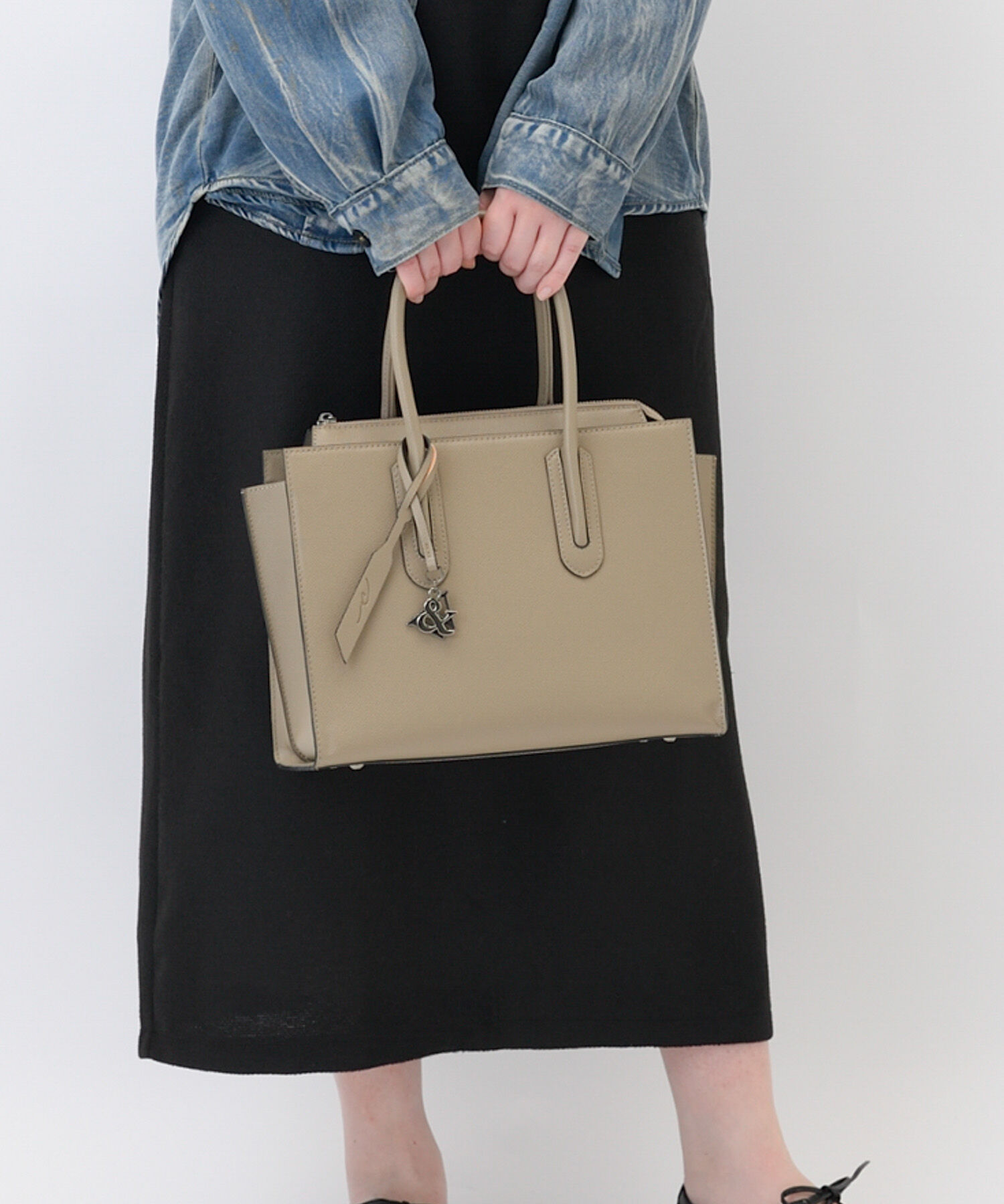 W&.Day/Night「トートバッグ ビジネス きれいめ W&.Day/Night スムーク トートバッグ B5サイズ 19191」|トートバッグ|