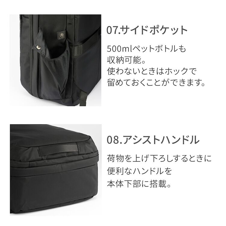 ace.「リュックサック  ビジネス A4サイズ 14.0インチPC収納 2気室 エキスパンド ace./エース ネフィル 20091」|リュック|