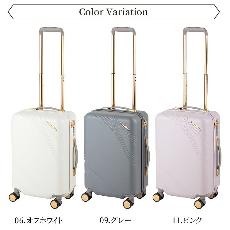 「Jewelna Rose メリエル スーツケース キャリーケース Sサイズ 35L 機内持ち込み 09371」|キャリーケース|