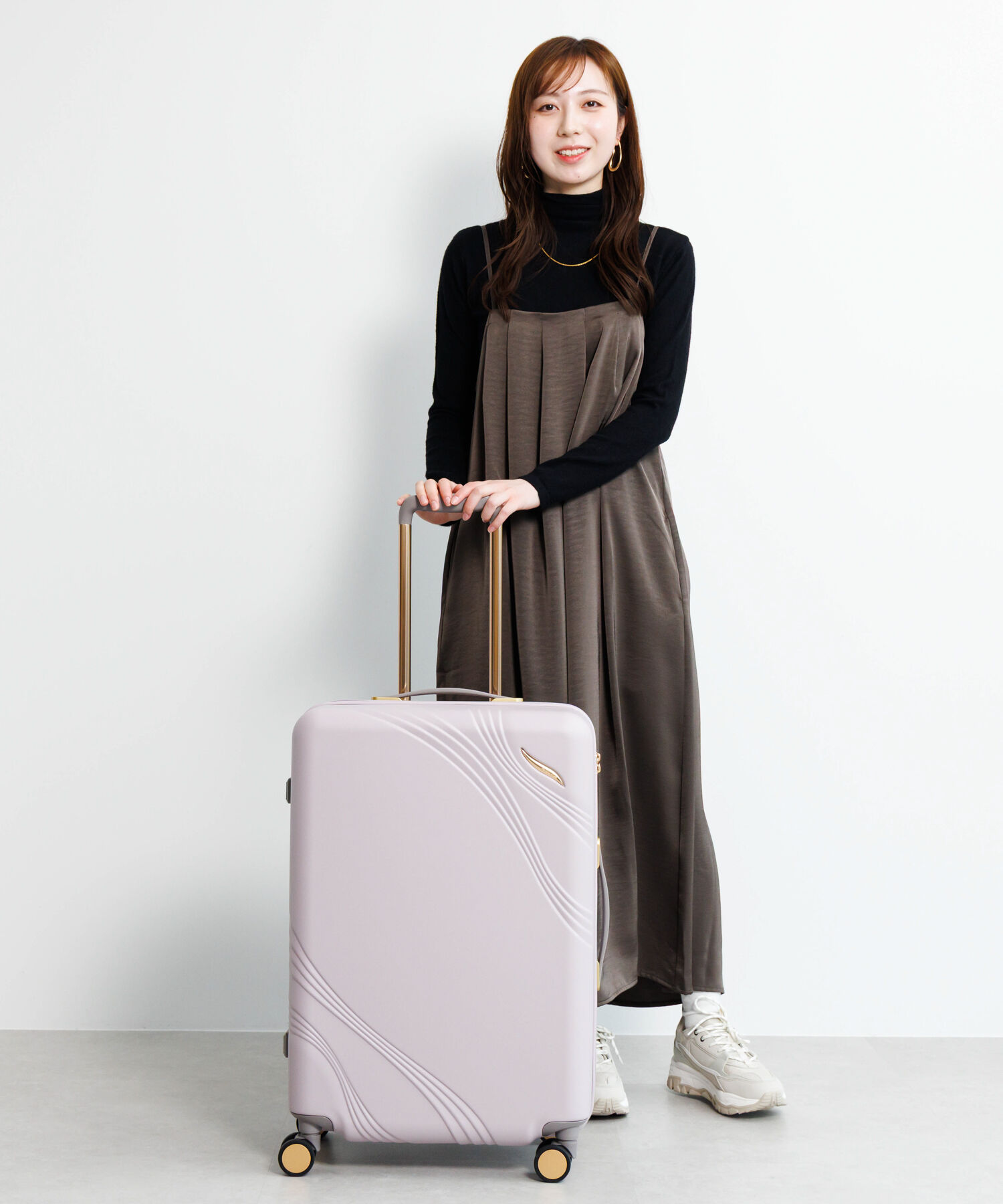  「Jewelna Rose メリエル スーツケース キャリーケース Mサイズ 63L 09372」|キャリーケース|