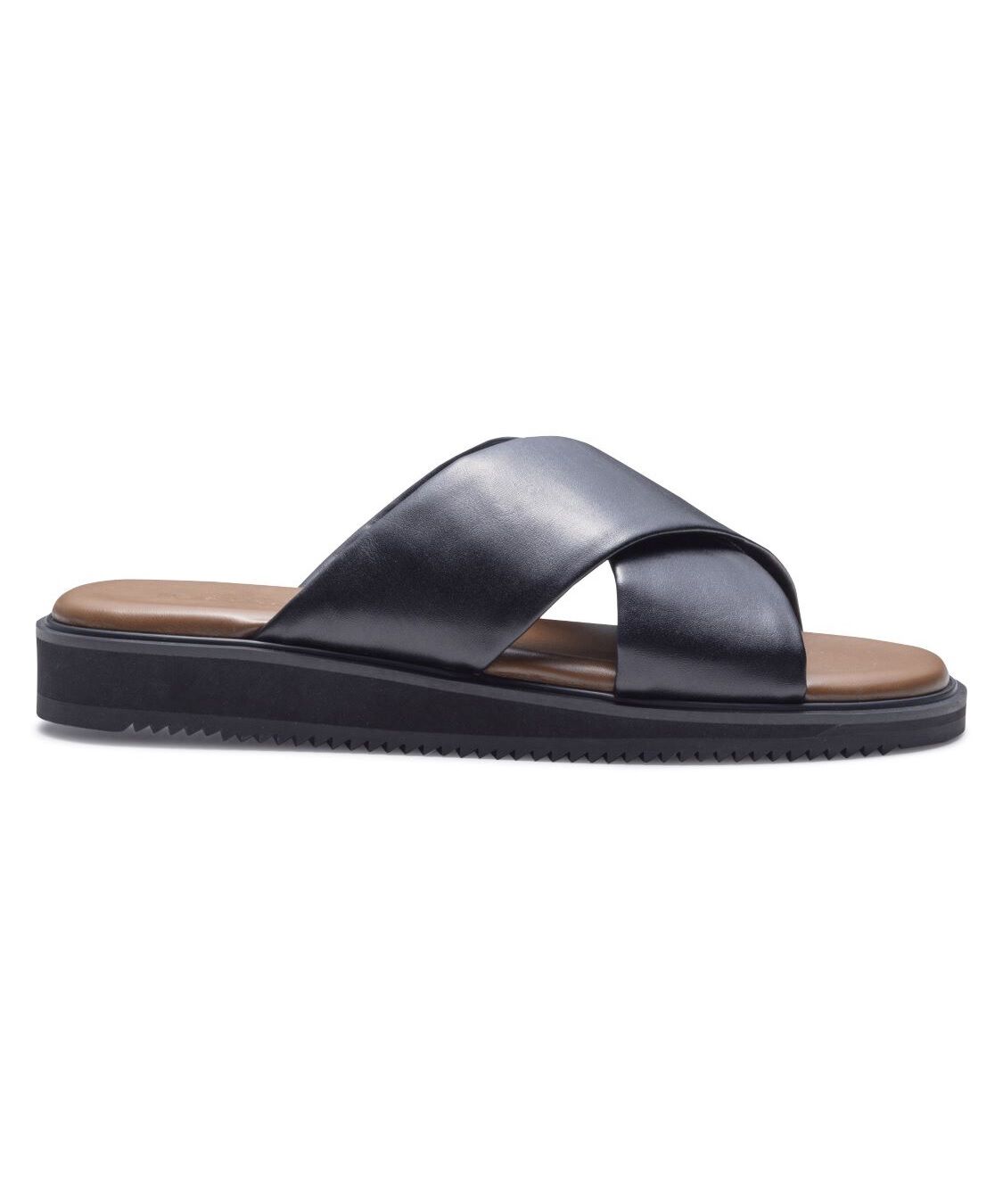REGAL SHOES「REGAL レザーサンダル　商品コード：63KLBA」|サンダル|ブラック