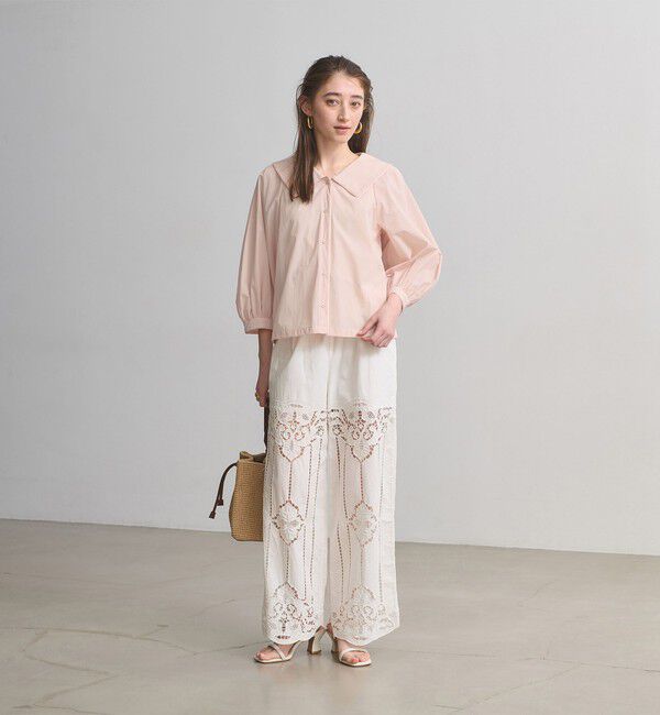 UNITED ARROWS「ビック カラー ブラウス ‐はっ水 ウォッシャブル‐」|シャツ・ブラウス|