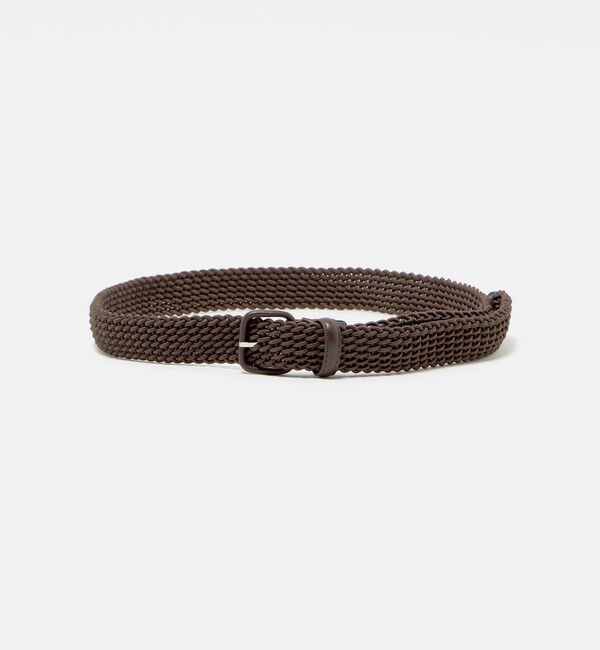 UNITED ARROWS「＜LAIGLON＞ エラスティック ベルト」|ベルト|DK.BROWN