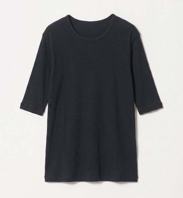 UNITED ARROWS「コットン テレコ 5分袖 カットソー」|Tシャツ・カットソー|