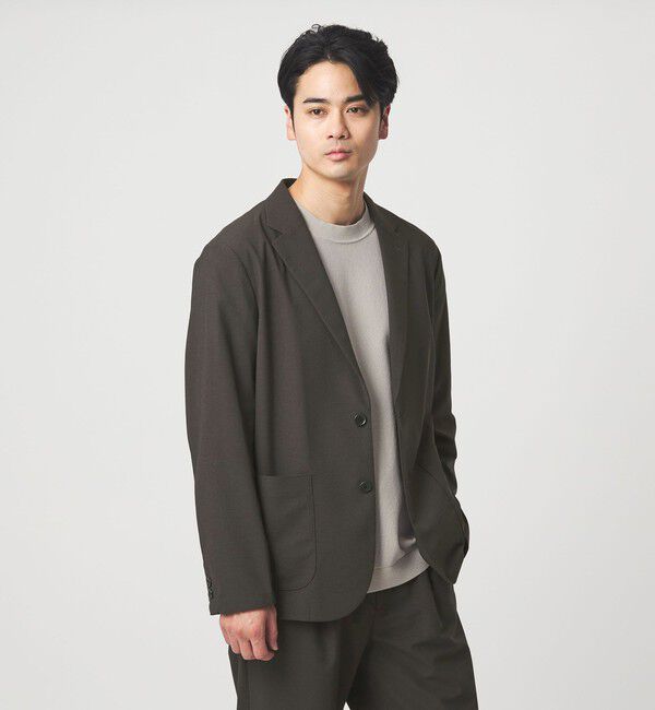 UNITED ARROWS green label relaxing「ワープ ニット リラックス ジャケット -ストレッチ・吸水速乾-」|テーラードジャケット|