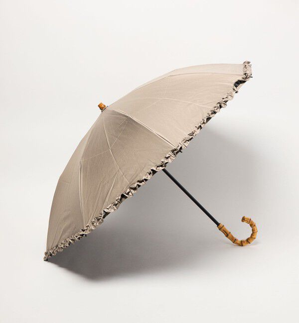UNITED ARROWS green label relaxing「【別注】＜Wpc.＞UVO フリル 2段折りたたみ日傘 / アンブレラ 晴雨兼用 レイン」|傘|MOCA