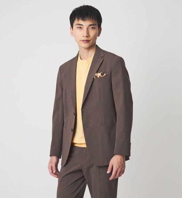 UNITED ARROWS green label relaxing「A+ プレーン 18G ビズ クルーネック 半袖ニット -ウォッシャブル-」|ニット・セーター|