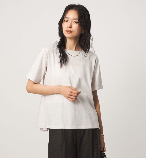 UNITED ARROWS green label relaxing「Aライン Tシャツ  汗染み防止」|Tシャツ・カットソー|LT.GRAY