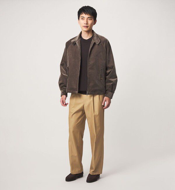 UNITED ARROWS green label relaxing「コットンレーヨン チノ タンブラー 2プリーツ スラックス ドレスチノ チノパンツ」|チノ|
