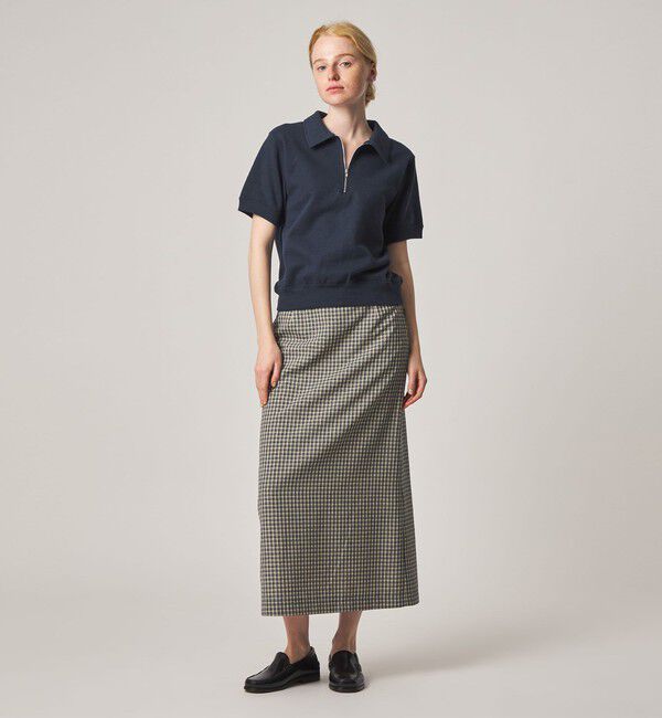 STEVEN ALAN「＜Steven Alan＞コットン スウェット ハーフジップ プルオーバー」|Tシャツ・カットソー|
