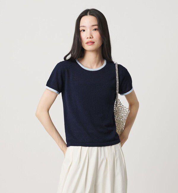 BEAUTY&YOUTH UNITED ARROWS「【WEB限定】キャミソール＆ショートスリーブ ループニットプルオーバー ウォッシャブル」|ニット・セーター|