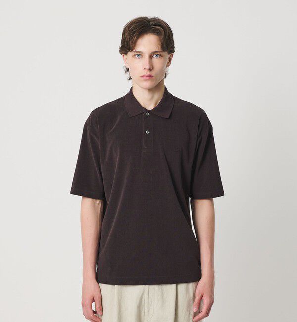 BEAUTY&YOUTH UNITED ARROWS「＜LACOSTE for BEAUTY&YOUTH＞ ワントーン パイル ショートスリーブ ポロシャツ」|Tシャツ・カットソー|