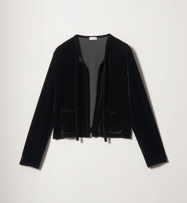 STEVEN ALAN「＜Steven Alan＞ベロア ボレロ カーディガン」|カーディガン|
